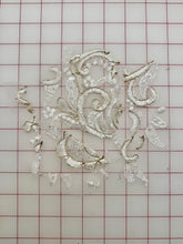 Applique - Gold Corded Lace Ivory One Set of 8 Pieces Left! Dyeable Close-Out